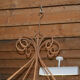 wrought iron candle chandelier