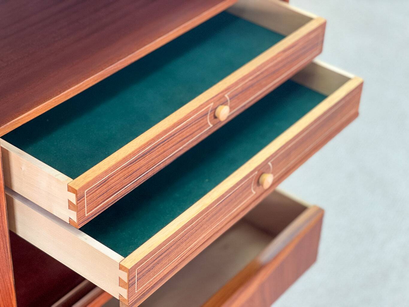 Highboard by E.W. Bach for Sejling Skabe (1960s Denmark)