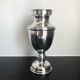 Antique silver metal vase
