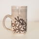 Set of 4 vintage mid century brutalist tea mugs by David Sharp