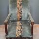 Louis XIII armchair partly upholstered from the 17th sawcum