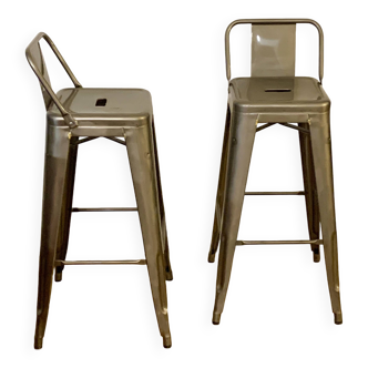 Pair of TOLIX bar stools