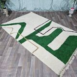 Berber rug made of natural wool, handwoven, size 250 x 250 cm.