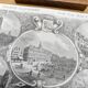Les principales villes du Nord, gravure vintage, imprimée en 1883.