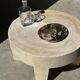 Dish in petrified wood
