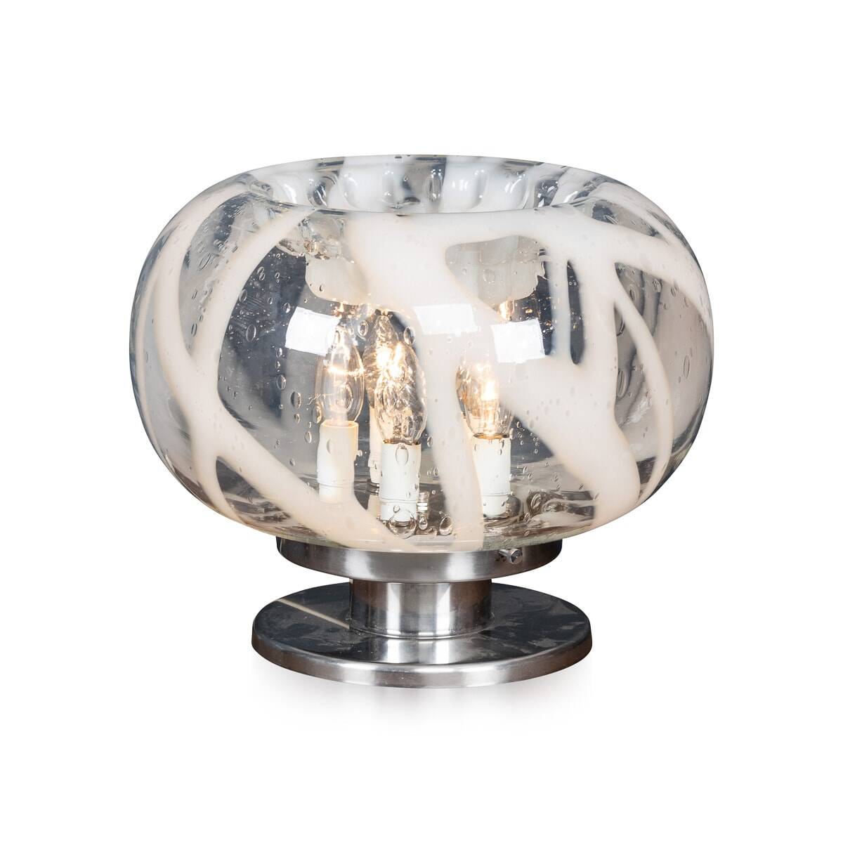 A vintage 20thc italian table lamp by carlo nason for mazzega, murano c1970