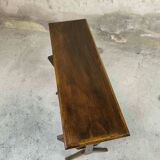 Wooden vintage magazine rack, shelf