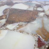 Midcentury design coffee table, epoxy resin, around 1970s