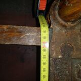 Iron bed garden bench