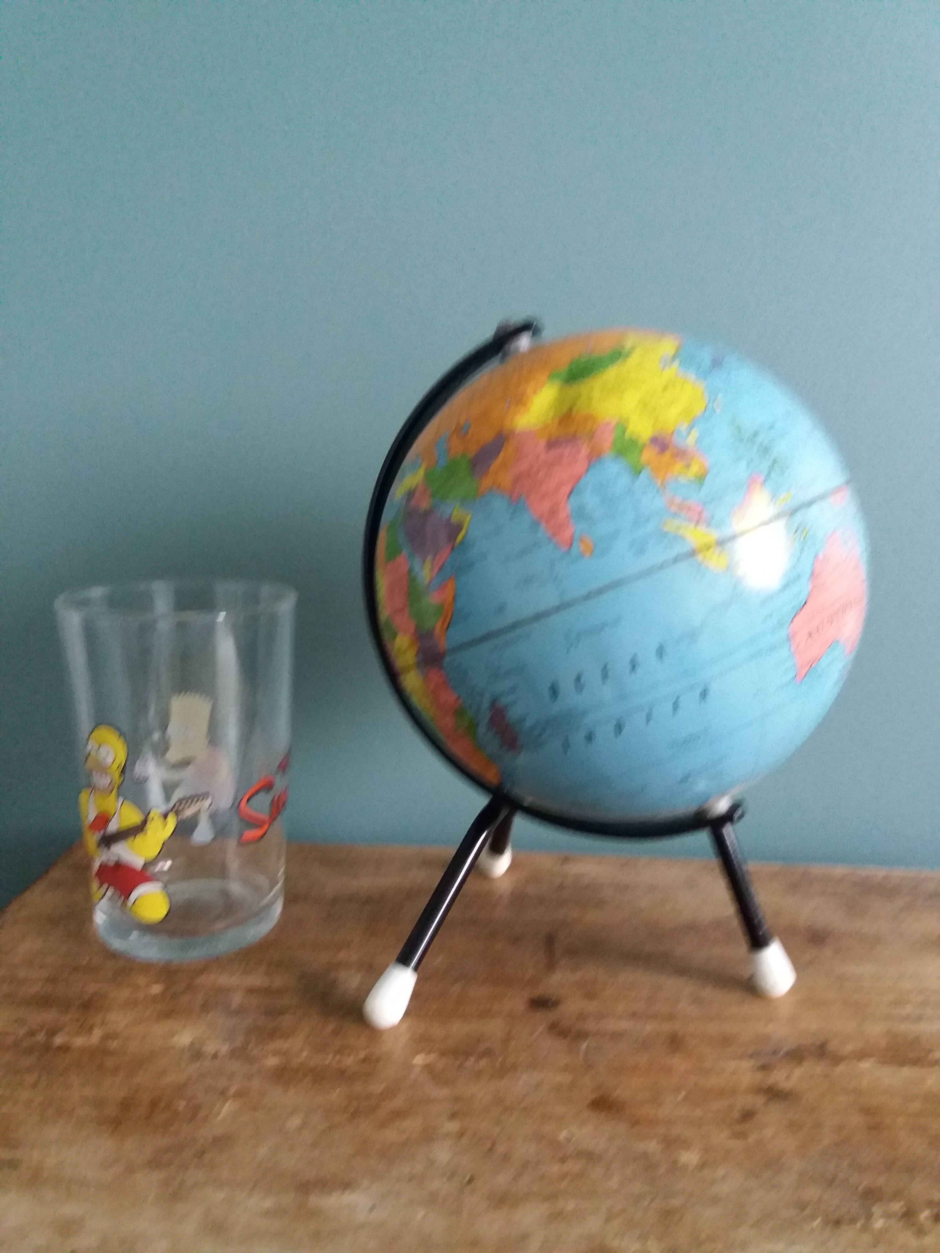 Globe world map Taride 50s 60s