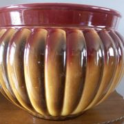 Art Deco pot cover Faience SARREGUEMINES Large model