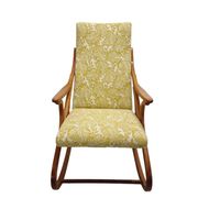 Mid Century, vintage bentwood rocking chair by TON, 1950-60s Czechoslovakia