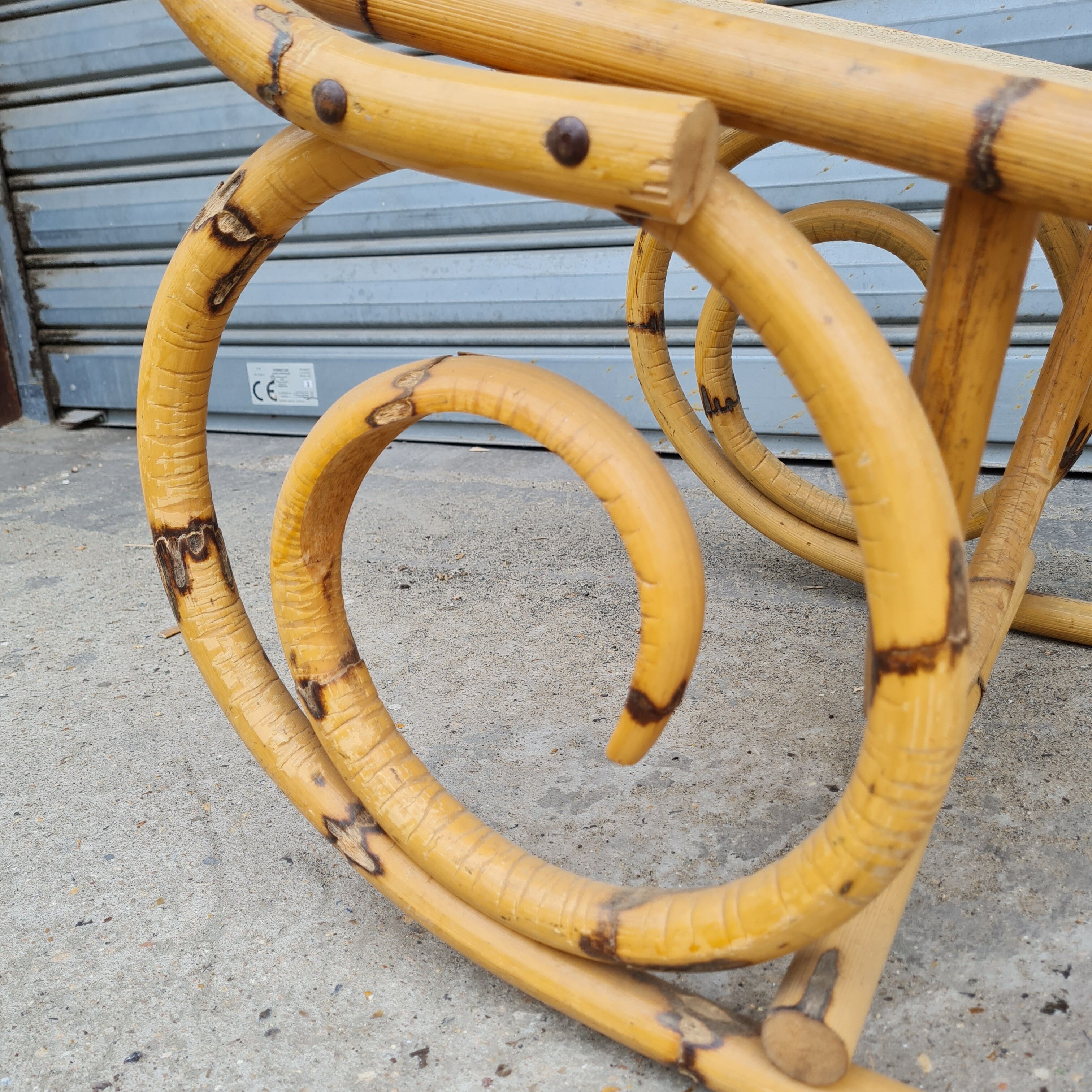 Rattan rocking-chair chair