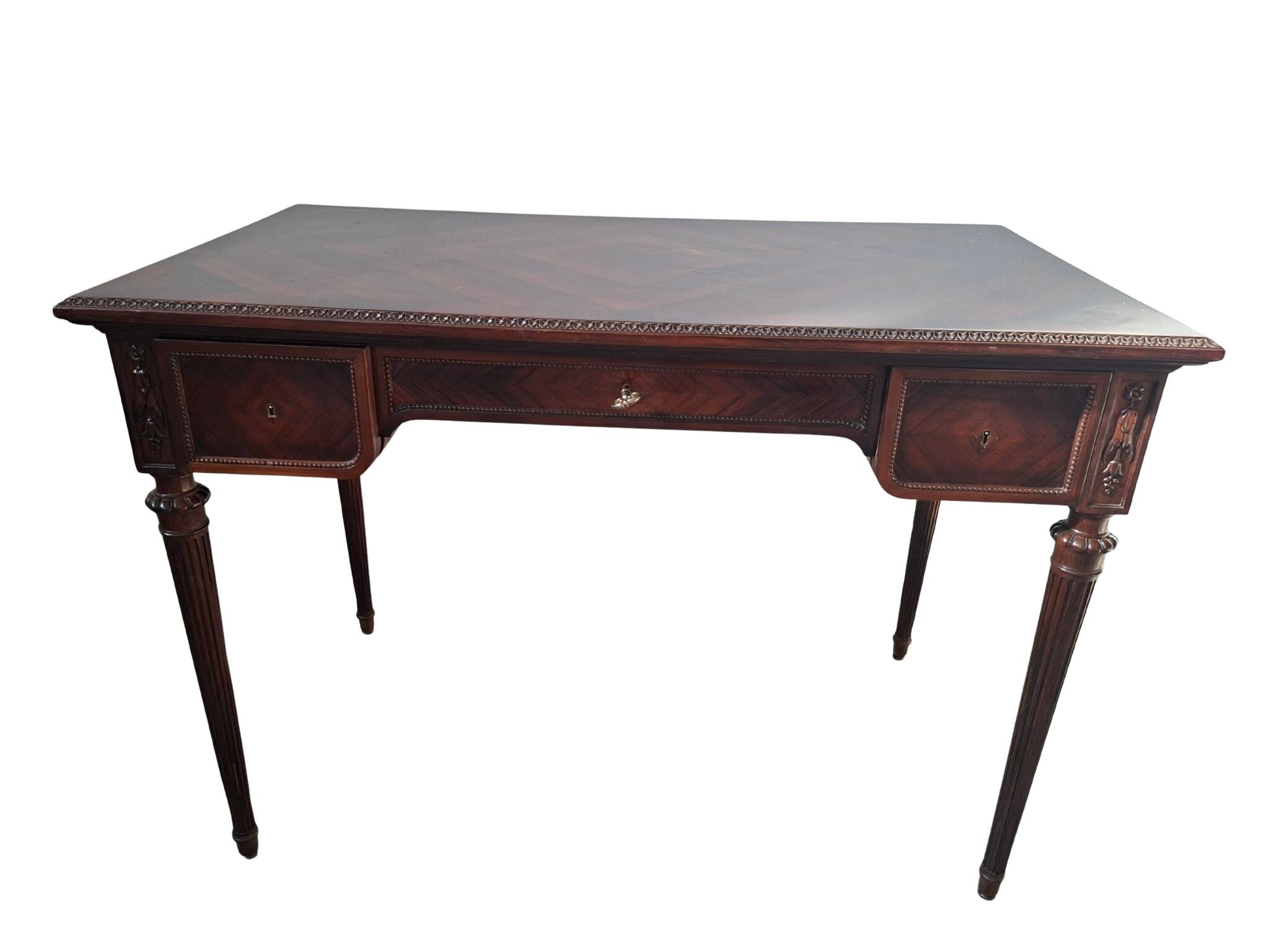 Scrivania Vintage in Stile Neoclassico