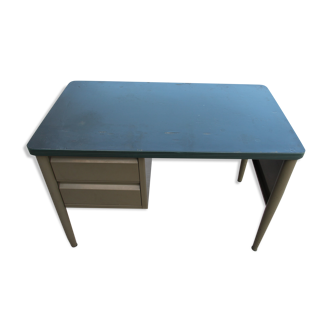 Industrial metal desk