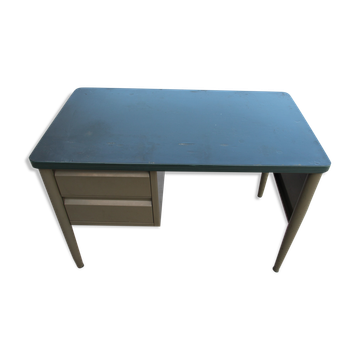 Industrial metal desk