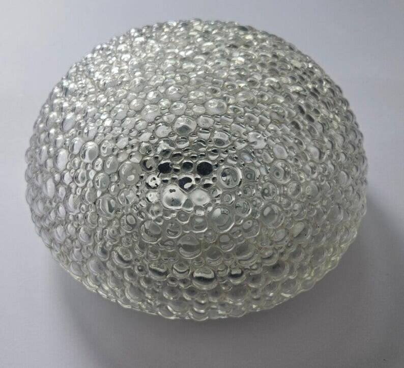 Rare Midcentury Bubble Flush Mount Limburg, Germany, 1970s