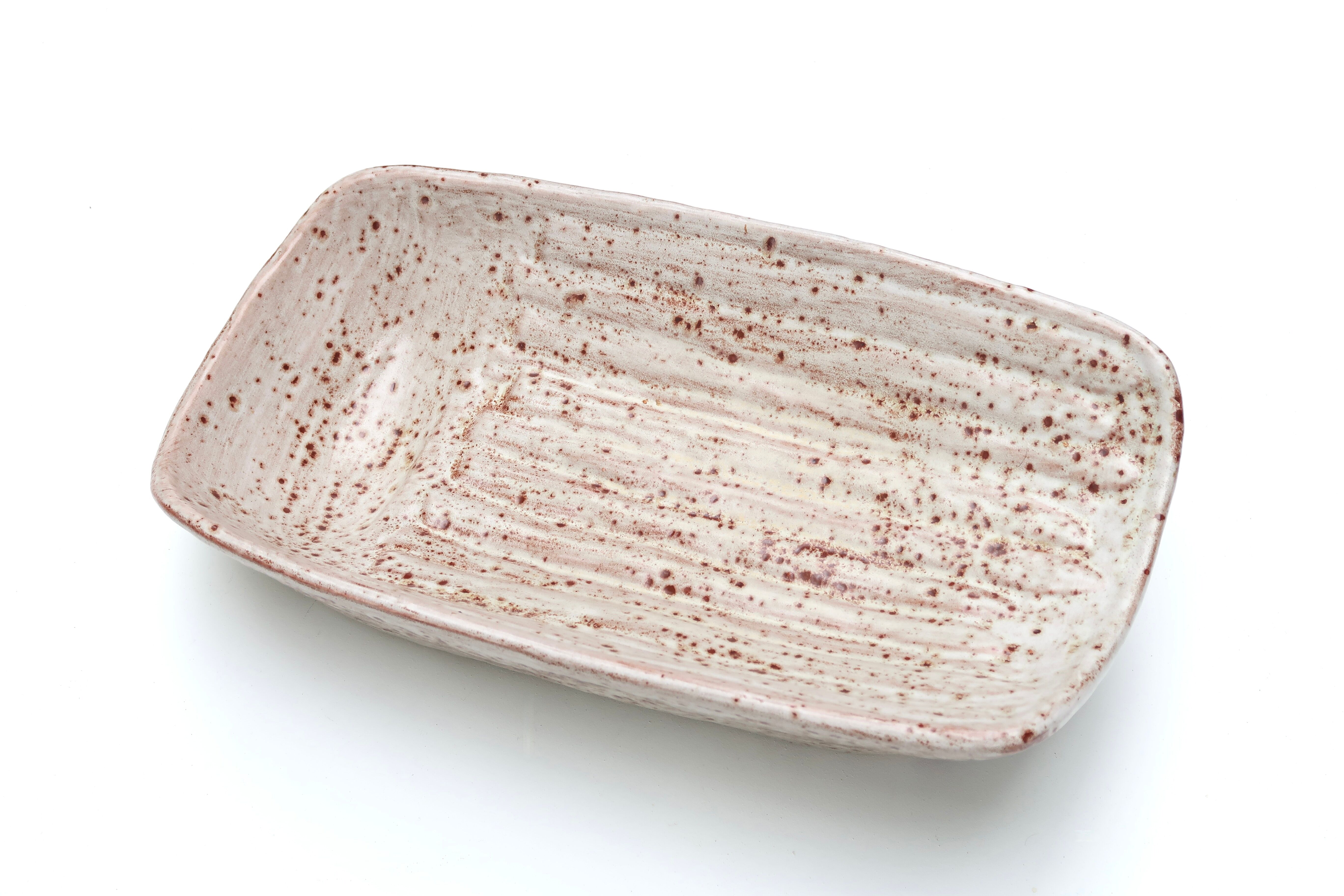 Ceramic asparagus dish, 1960s