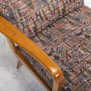 Antimott Easy Chairs & Daybed in Cherry by Walter Knoll / Wilhelm Knoll for Knoll Inc. / Knoll Inte