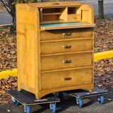 Secretary chest of drawers art deco style secretary