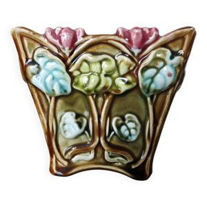 Vase, cache pot art nouveau, - motif
