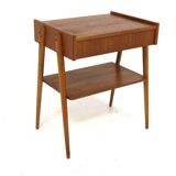 Scandinavian teak bedside table, AB Carlströms, Sweden, 1960