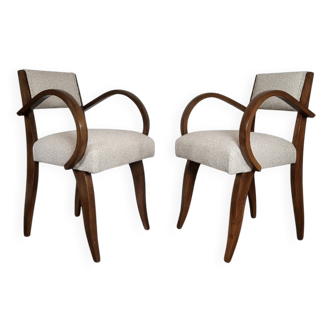 Pair of restored Stella armchairs, 1950s