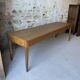Large antique wooden table with turned legs – 250 cm
