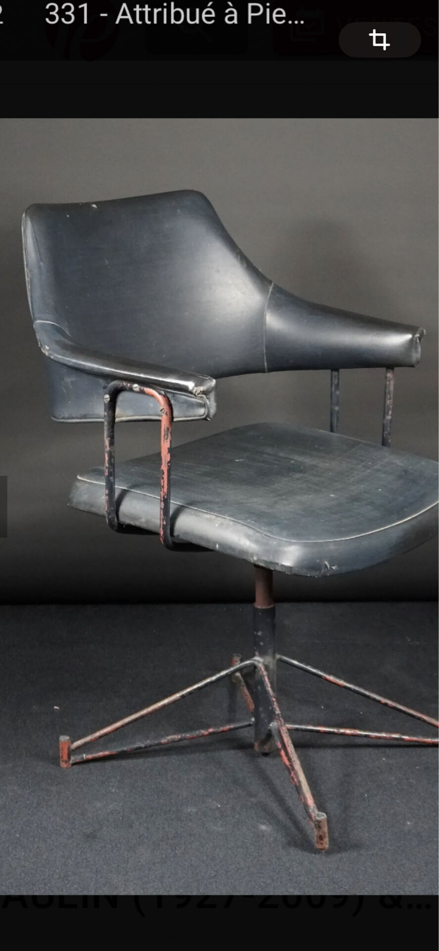 Office chair Pierre Paulin