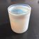 Milky white tea light holder