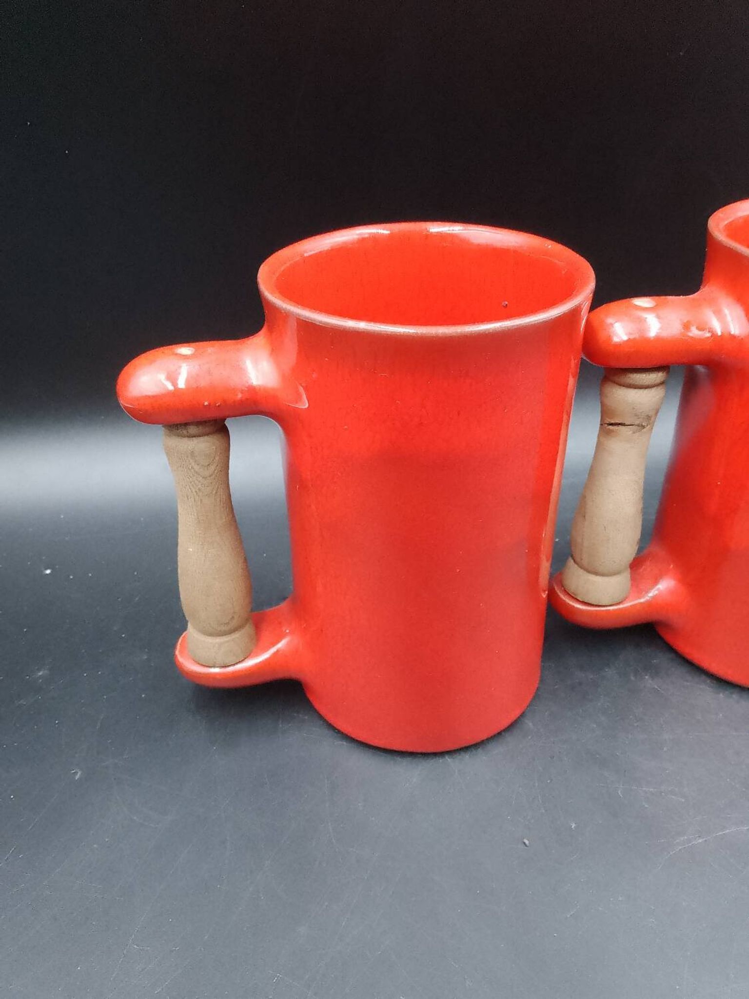 Brother Cloutier Robert Jean ceramic mug 50 60 Jouve Rivière Paul Chambost