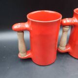 Brother Cloutier Robert Jean ceramic mug 50 60 Jouve Rivière Paul Chambost