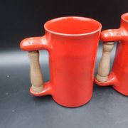 Brother Cloutier Robert Jean ceramic mug 50 60 Jouve Rivière Paul Chambost