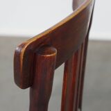 Original vintage Thonet design bistro chair with matte seat