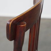 Chaise de bistrot originale vintage design Thonet avec assise mate