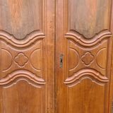 Pair of walnut doors