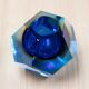 Murano glass vase Sommerso by Alessandro Mandruzzato, mid-century modern.