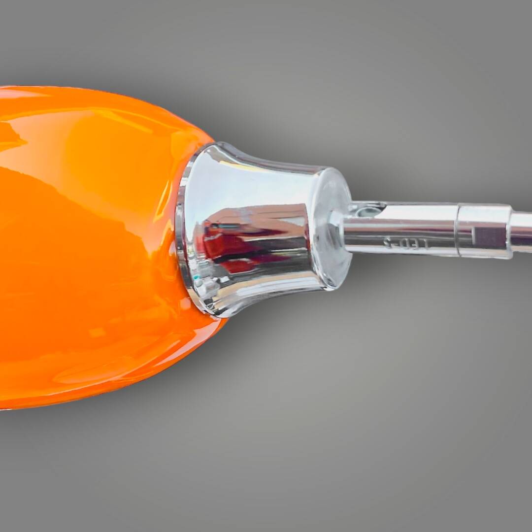 IKEA Kaskad A9308 table lamp in orange opaline glass, 1995