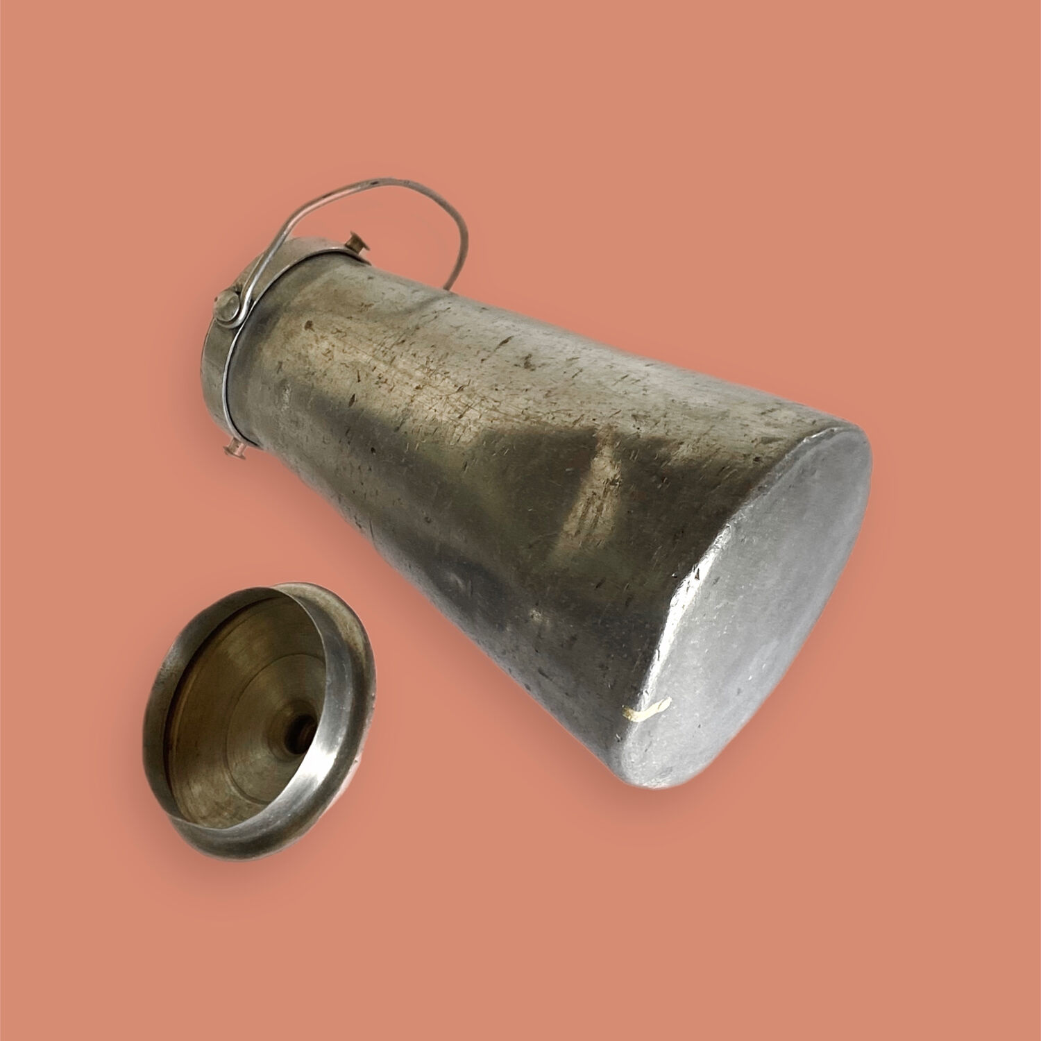 Aluminum milk jug