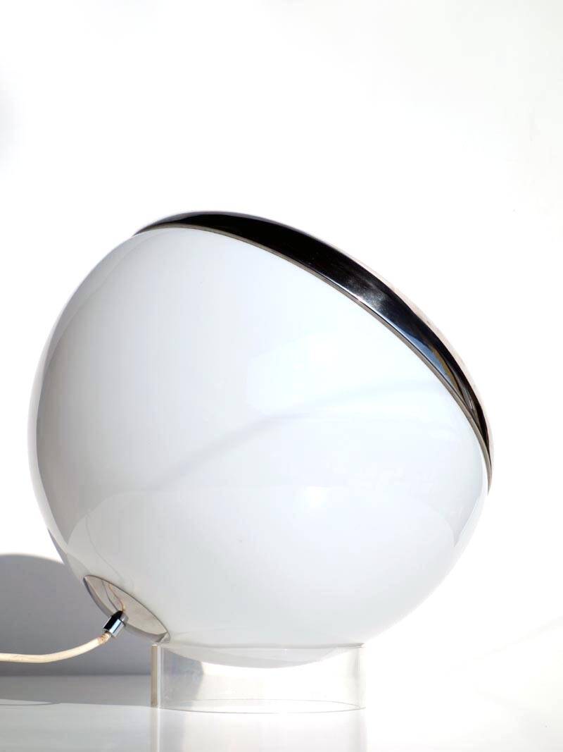 1960s Reggiani De Martini Falcon Fois Italian Design Space Age Glass Table