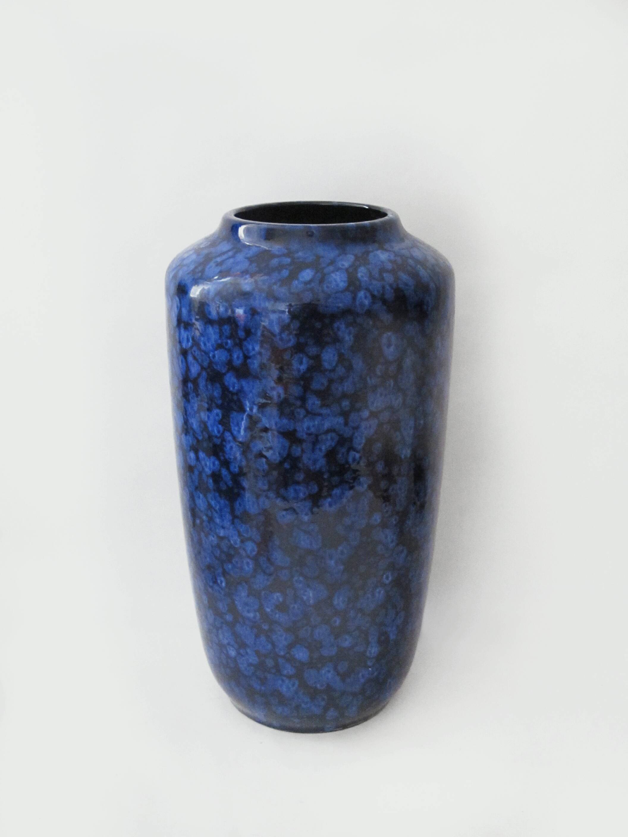 Fat lava floor vase wgp west german pottery mid century design scheurich 517