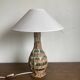 Lampe en osier Provence 1960s
