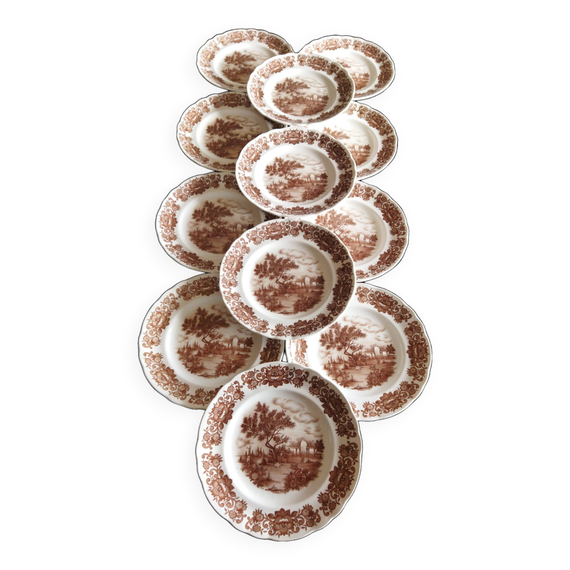 12 dessert plates Pontesa Spain