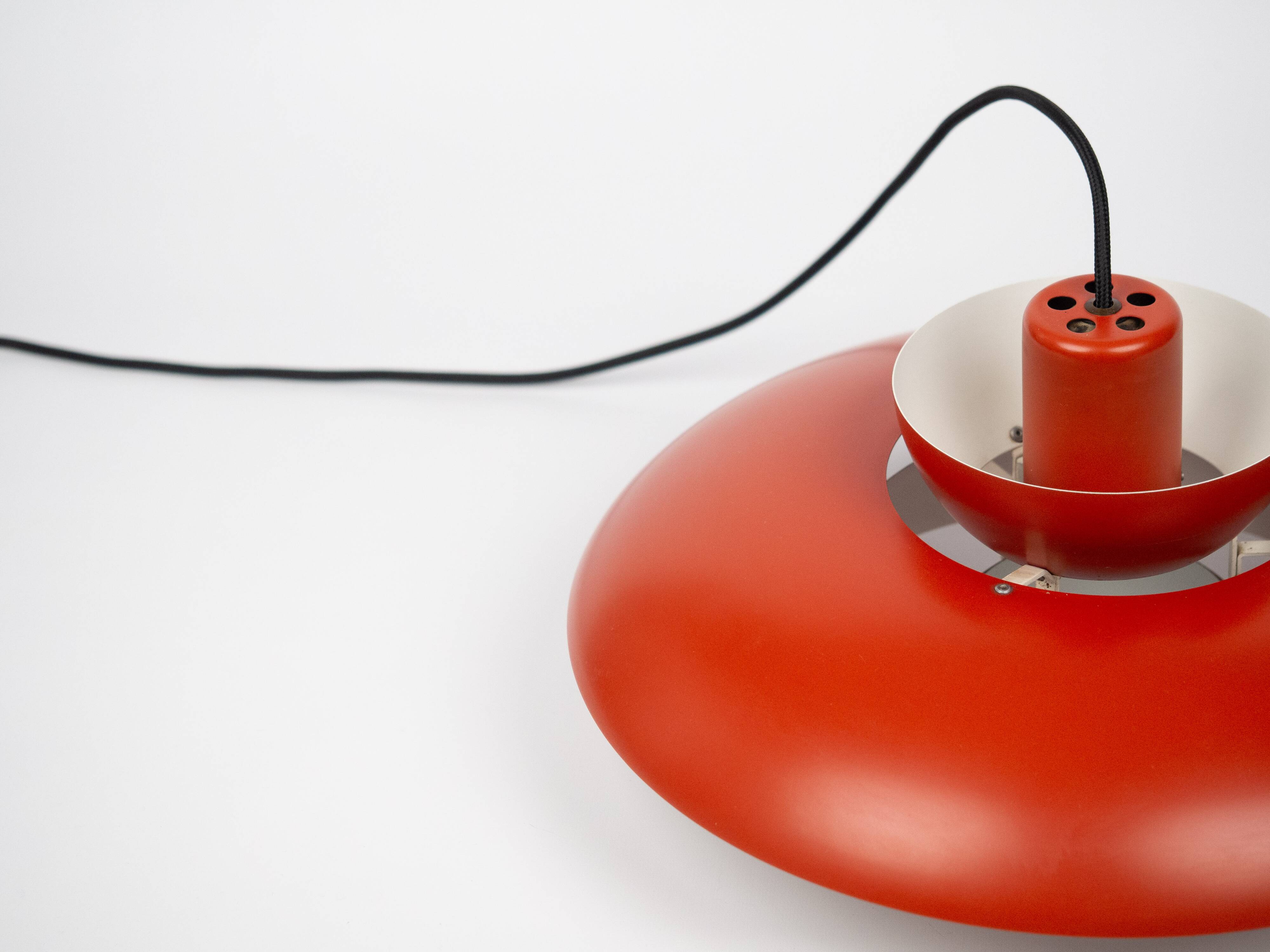 Danish vintage pendant lamp Penta by Jo Hammerborg, Fog og Morup, 1963