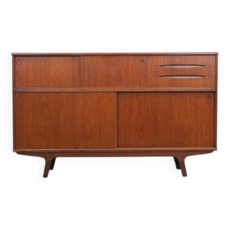 Teak highboard, Danish design, 1960s, production: Denmark