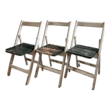 3 folding chairs 1930