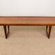 Large coffee table, or bench, Danish in teak by Peter Lovig Nielsen 1960.