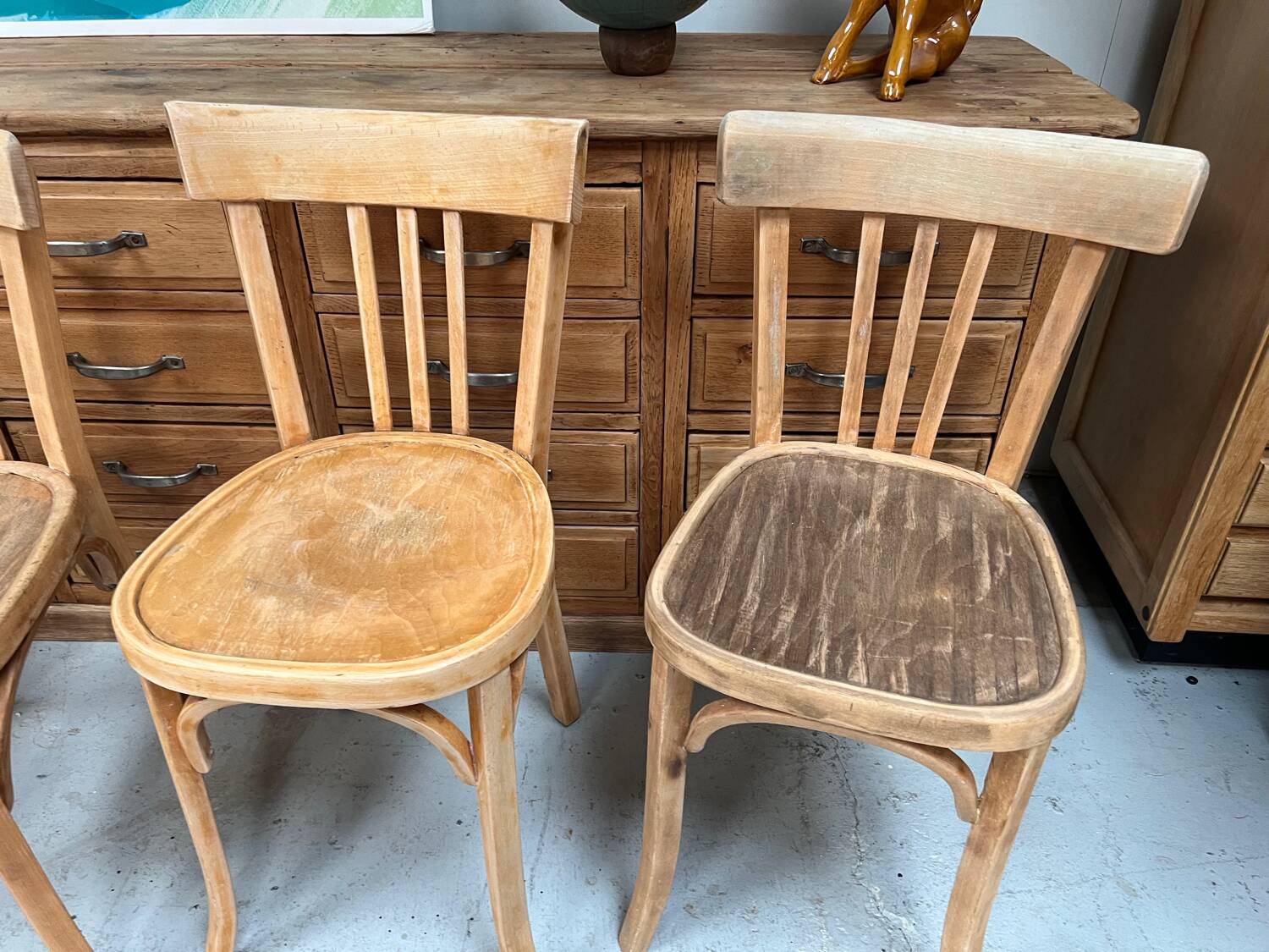 Chaises bistrot Baumann anciennes