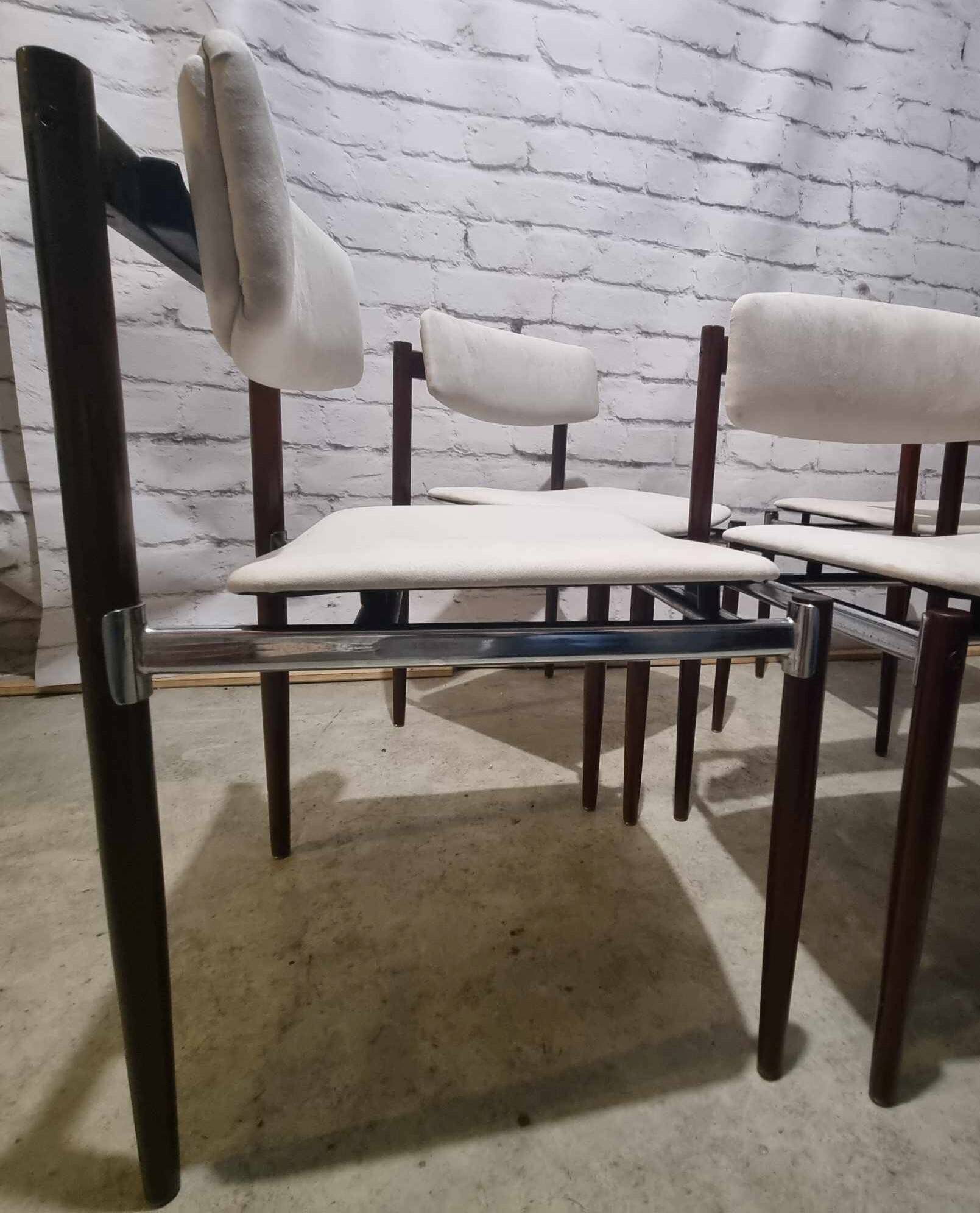 Vintage Dining Chairs By C. Denekamp For Thereca, 1960s, Set Of 4