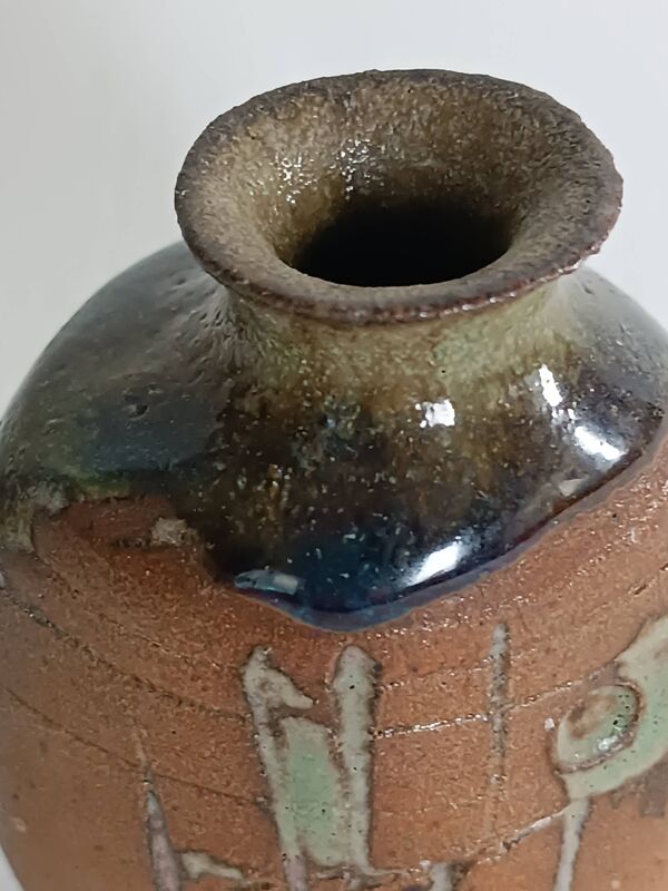 Michel delmotte vase miniature objet de vitrine 1979